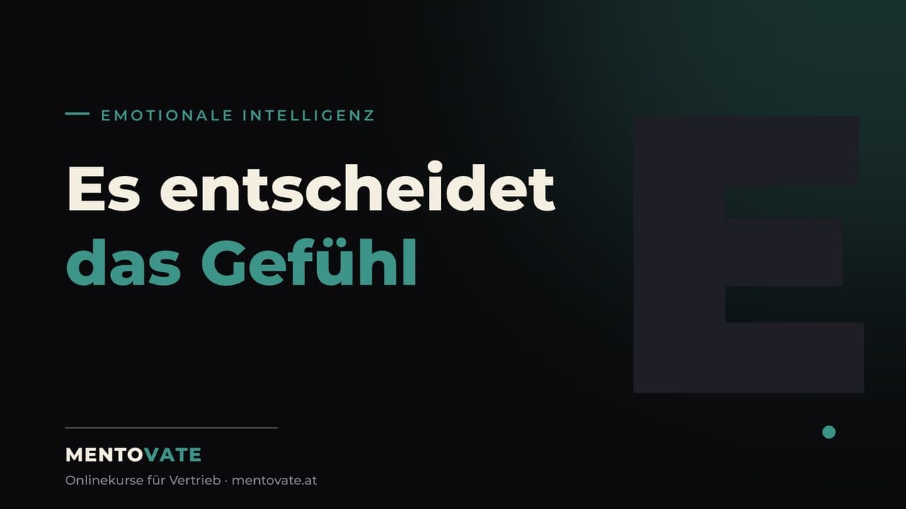 MENTOVATE Onlinekurs EQ im Vertrieb