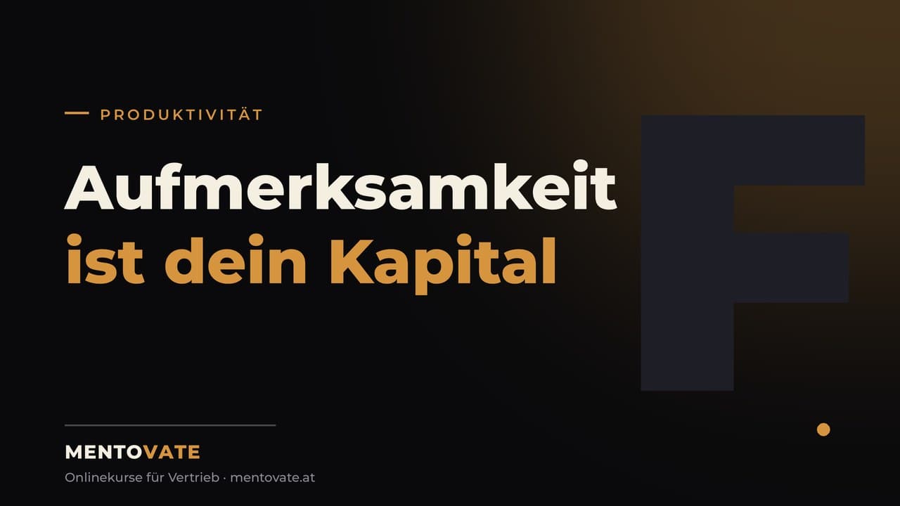 MENTOVATE Onlinekurs Fokus & Energie