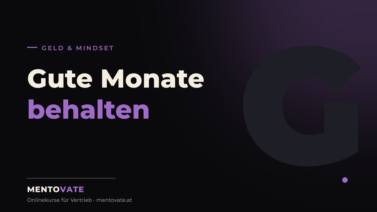 MENTOVATE Onlinekurs Geldpsychologie