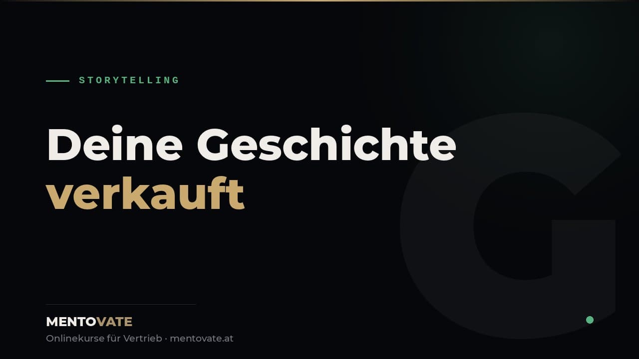 MENTOVATE Onlinekurs Deine Geschichte