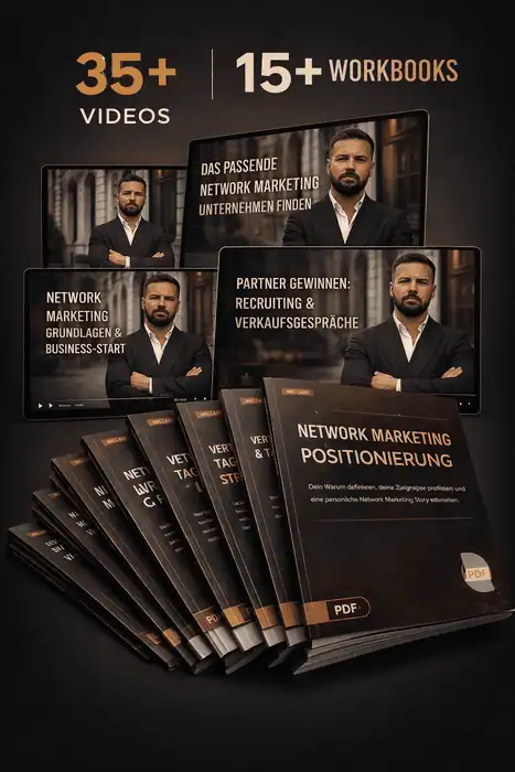 MENTOVATE CORE Kursübersicht - 5 Module, 37 Lektionen, 17 Workbooks